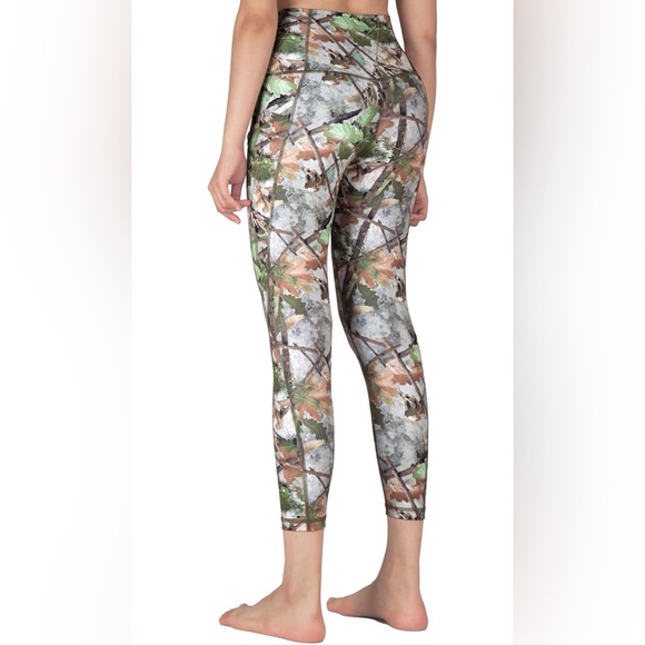 Free Leaper Yoga Pants with Pockets for Women Stretchy Leggings Camouflage XL - Picture 2 of 5